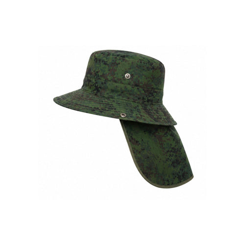 Gorro Verde Militar con Cuellera