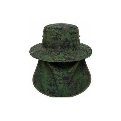 Gorro Verde Militar con Cuellera